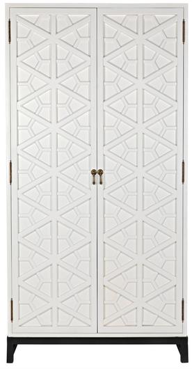 Maharadscha Hutch, Solid White by Noir Furniture