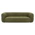 Faris Upholstered Sofa Dark Olive by Classic Home