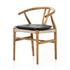 Muestra Dining Chair W/ Cushion - Pebble Black by Four Hands