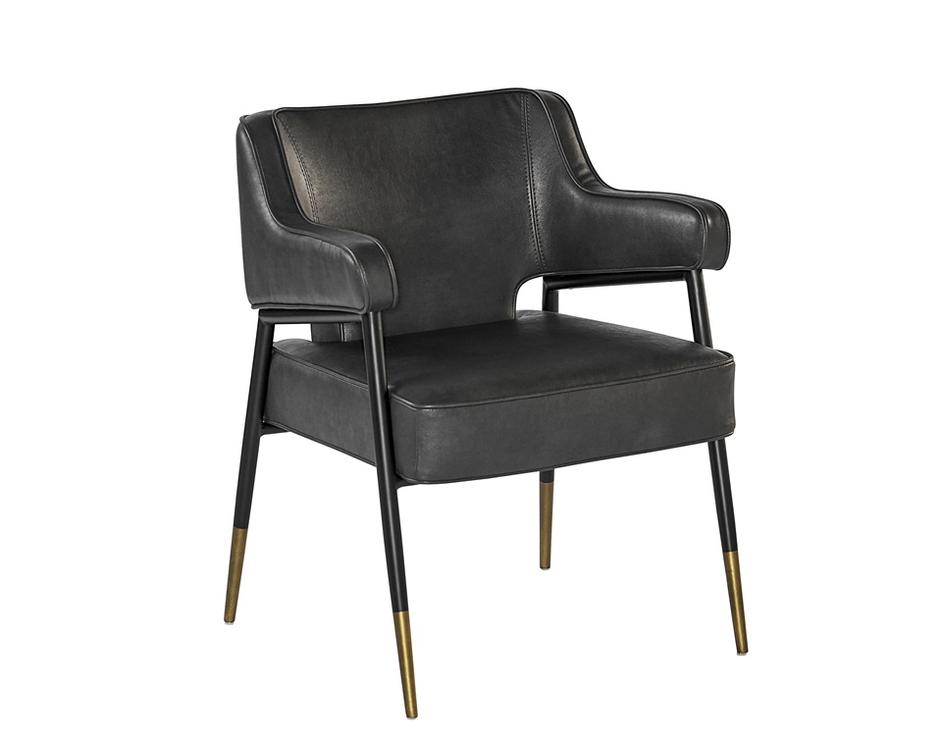 Derome Armchair - Bravo Portabella by Sunpan