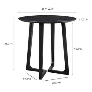 GODENZA COUNTER TABLE BLACK ASH by Moes Home