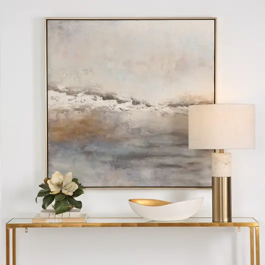 Storm Clouds Abstract Hand Painted Art by Uttermost