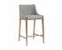 DIONNE COUNTER STOOL - MONUMENT PEBBLE by Sunpan