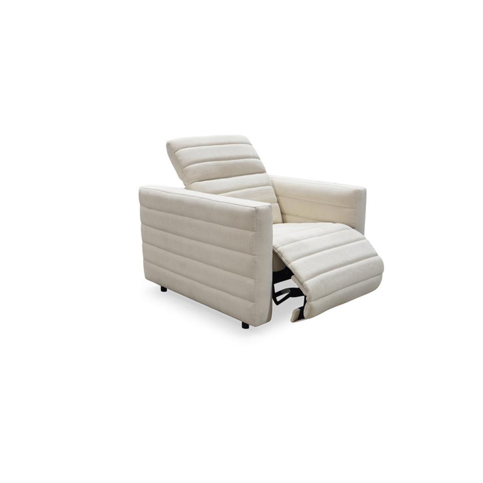 Juno Power Recliner Chair Off White by Moes Home