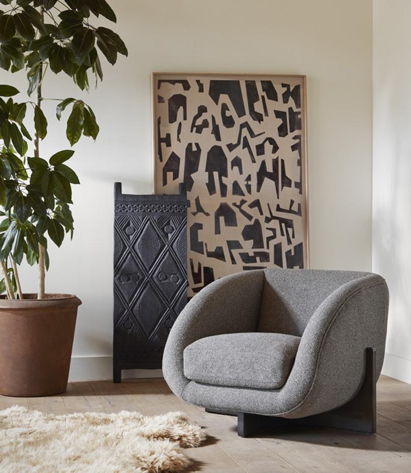 Lalo Lambskin Rug In Beige In 4.5x5.75 by FOUR HANDS