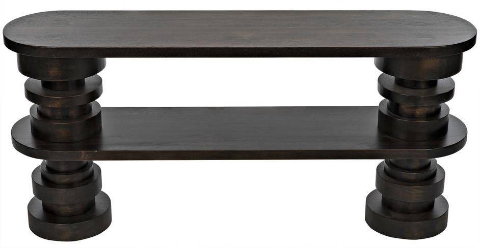 Fuller Console in Ebony Walnut Finish by Noir Furniture