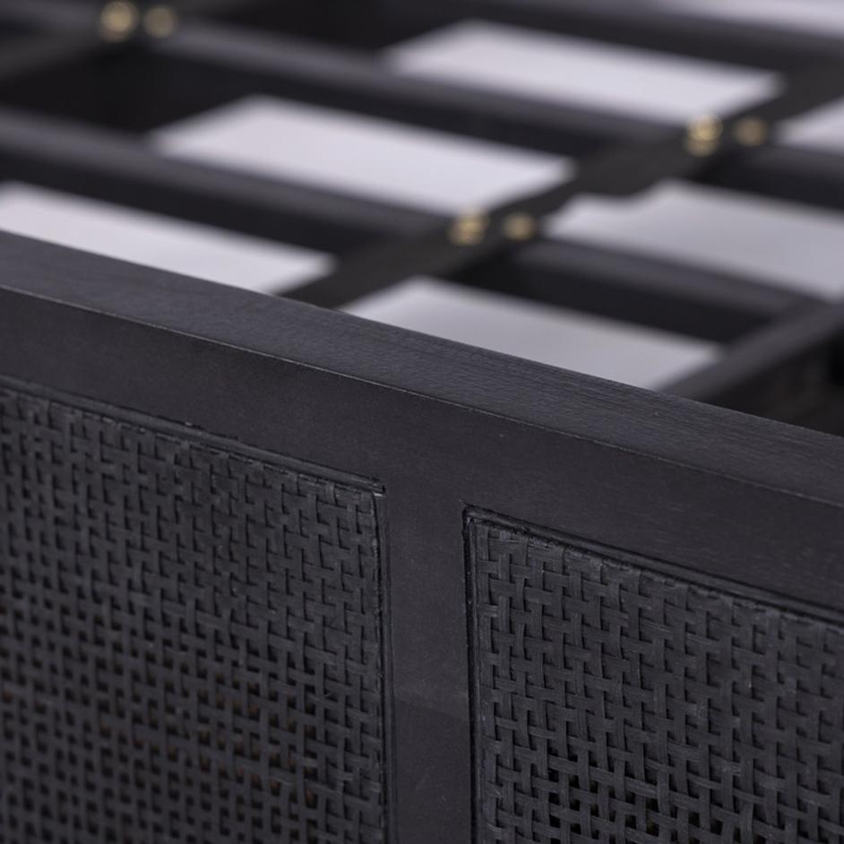 Sydney Queen Bed - Black Wash by Four Hands