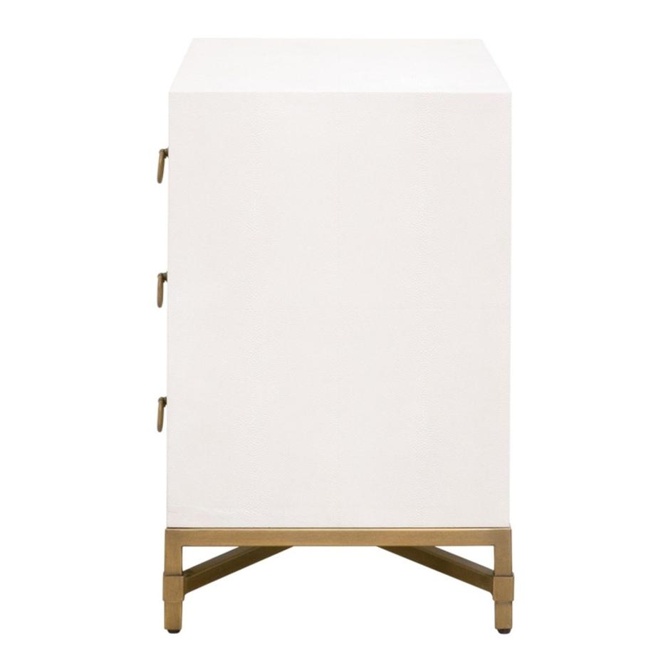 Strand Shagreen 3-Drawer Nightstand by Essentials For Living