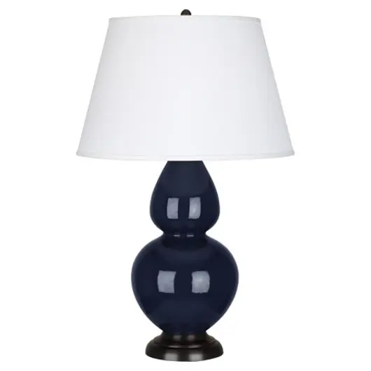 Midnight Double Gourd Table Lamp by Robert Abbey