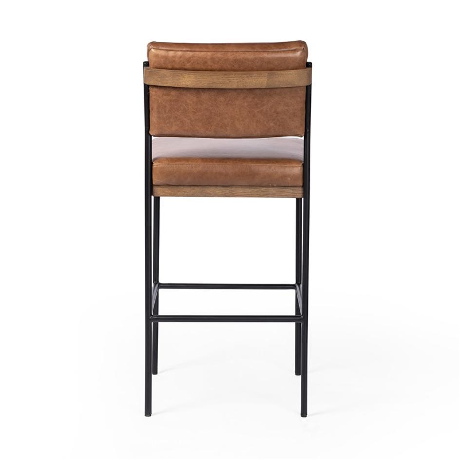 Benton Stool In Sonoma Chestnut In Bar by FOUR HANDS