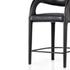 Hawkins Stool In Sonoma Black In Counter by FOUR HANDS