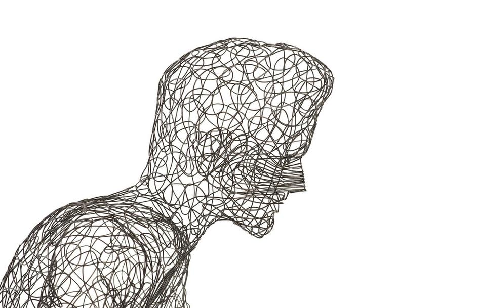 Crazy Wire Lounging Female - A by PHILLIPS COLLECTION