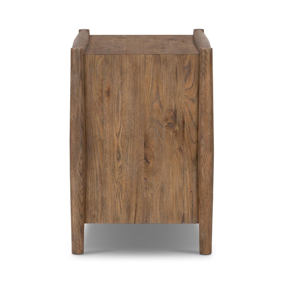 Glenview Nightstand In Weathered Oak by FOUR HANDS