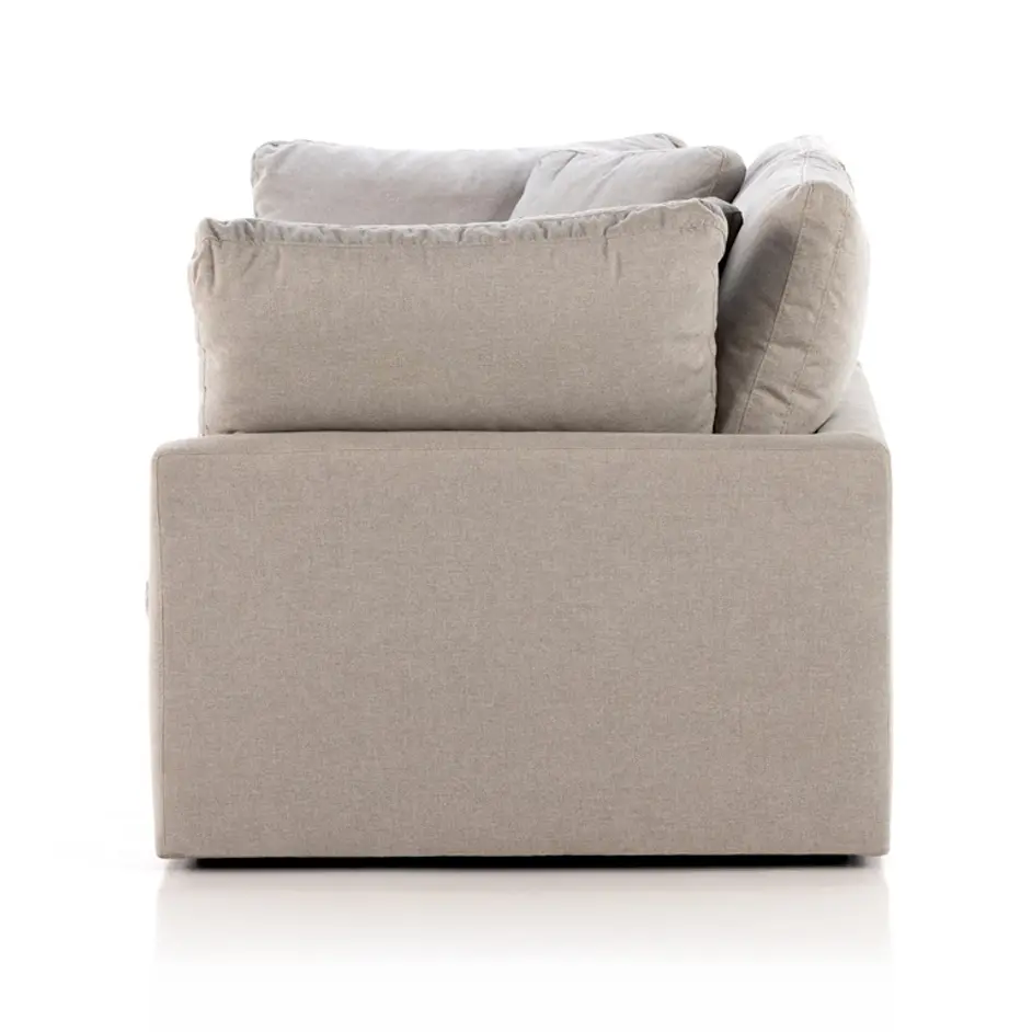 Stevie 2 Pc Sectional Sofa In Dstn Flannel by FOUR HANDS