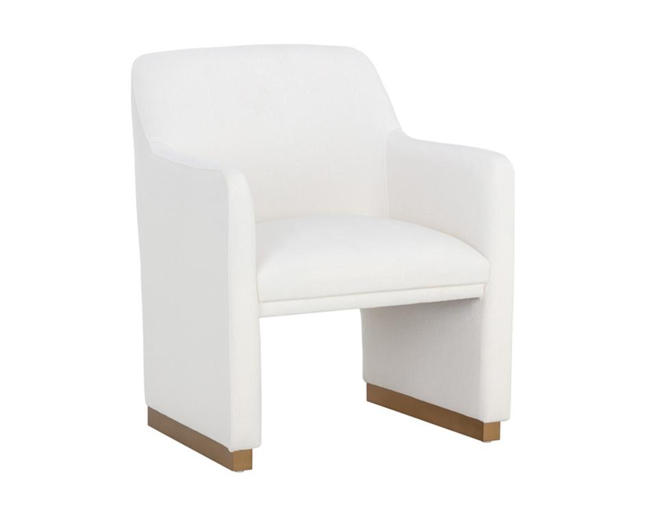 JAIME DINING ARMCHAIR - FIOR VANILLA by Sunpan