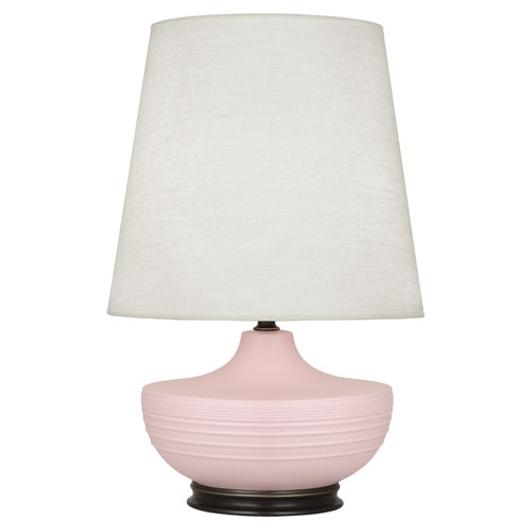 Matte Woodrose Michael Berman Nolan Table Lamp by Robert Abbey