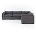 WESTWOOD 5-PIECE SECTIONAL-BENNETT CHARCOAL by FOUR HANDS