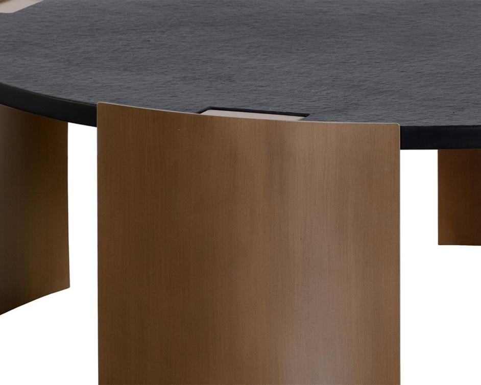 GALLUS COFFEE TABLE - CARBON by Sunpan