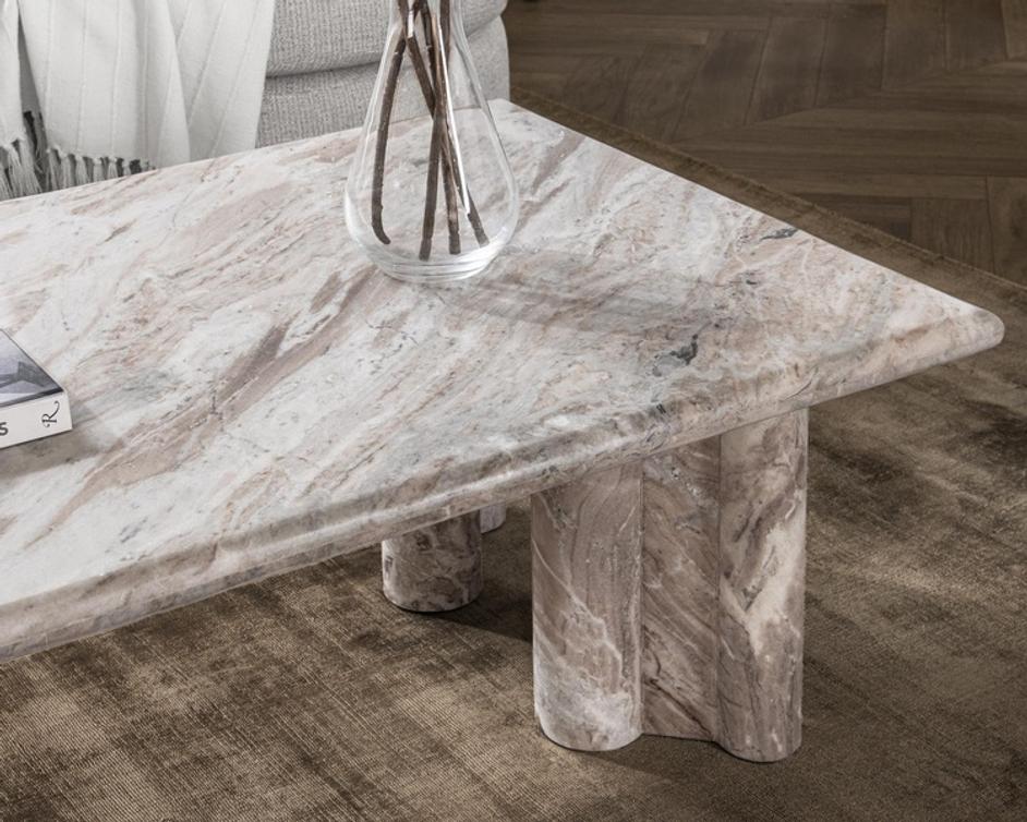 Bowman Marble Rectangular Coffee Table by Classic Home