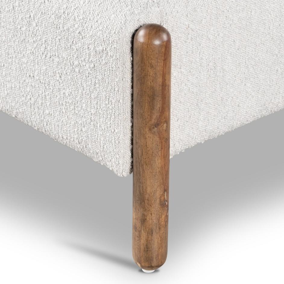 Emma King Bed - Knoll Sand by Four Hands