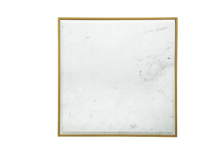 Gold Cubes Side Table by Furniture Classics