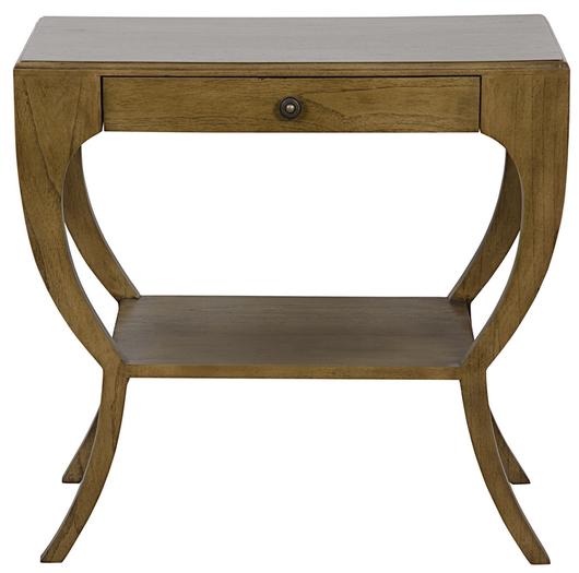 Maude Side Table, Saddle Brown by Noir Furniture