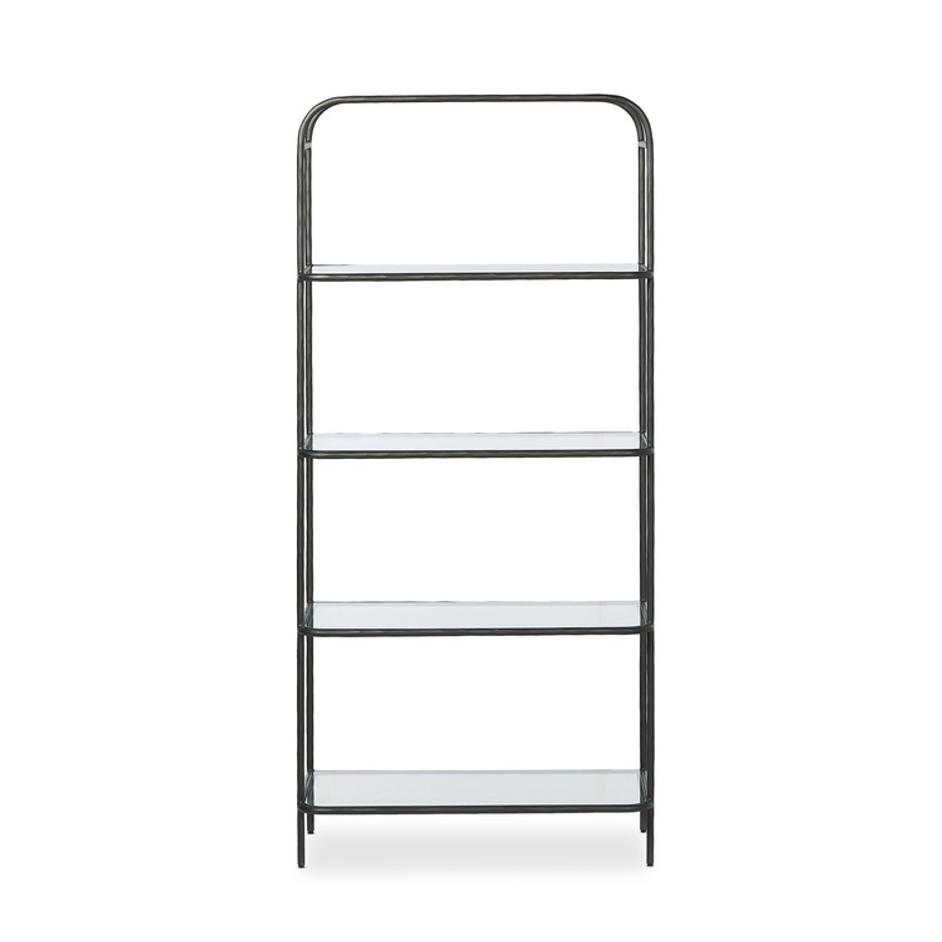 Swinton Bookcase - Hammered Gunmetal by Four Hands