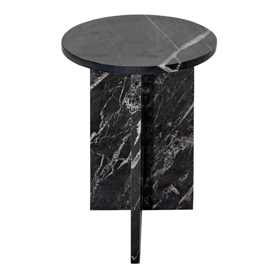 GRACE ACCENT TABLE BLACK MARBLE by Moes Home