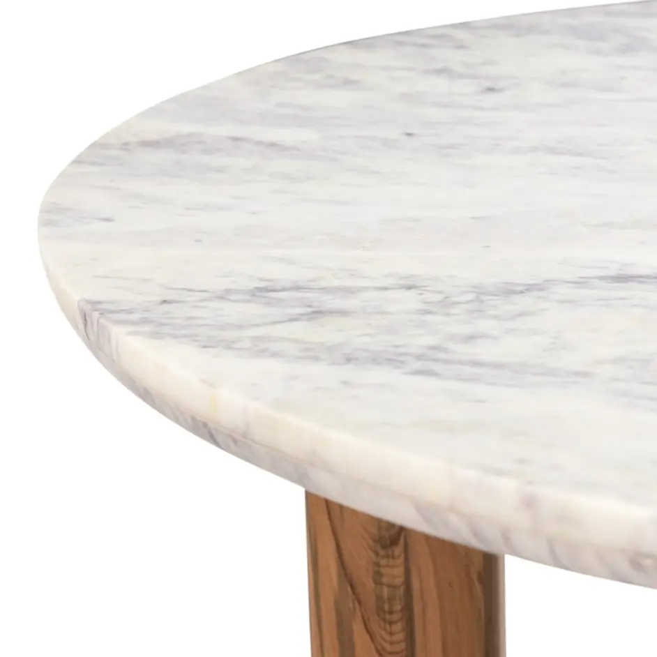 Barcelona 54" Marble Dining Table by Home Trends & Design