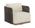 RAVENNA SWIVEL ARMCHAIR - STINSON CREAM by Sunpan