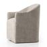 Cove Dining Chair With Casters - Heather Twill Stone by Four Hands