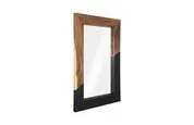 Geometry Wood Mirror, Natural, Black by PHILLIPS COLLECTION