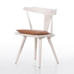Ripley Dining Chair W Cushion In Off White by FOUR HANDS
