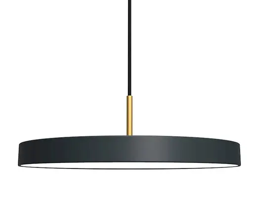 Asteria LED Pendant in Anthracite by UMAGE