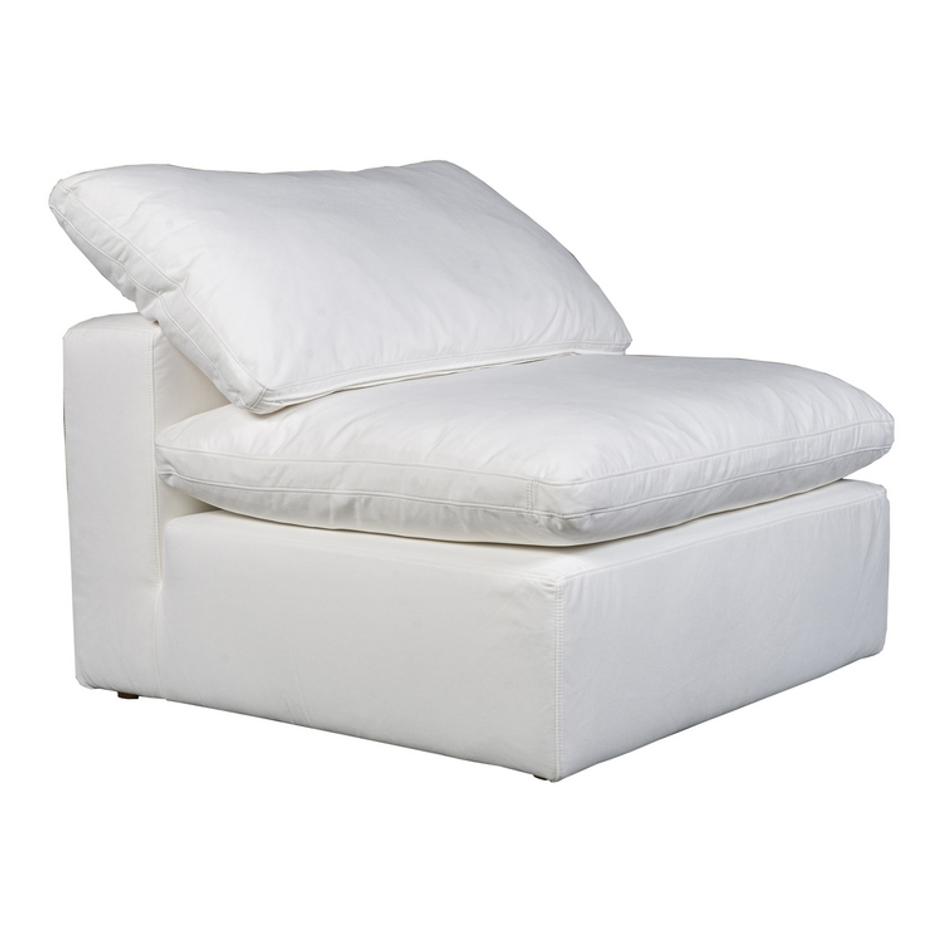 TERRA CONDO SLIPPER CHAIR LIVESMART FABRIC CREAM by Moes Home