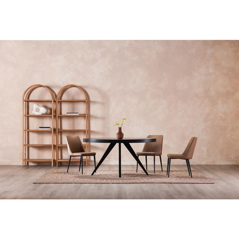 PARQ OVAL DINING TABLE BLACK by Moes Home