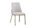 MARIE DINING CHAIR - BELFAST HEATHER GREY / BRAVO METAL by Sunpan