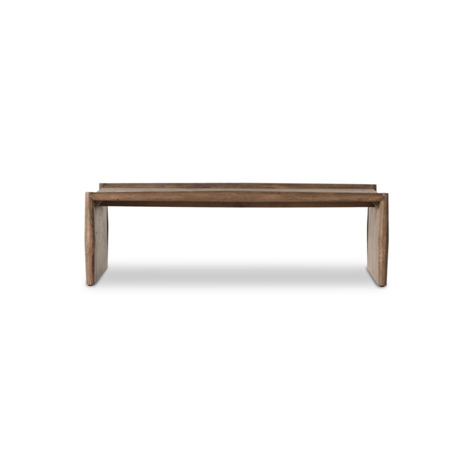 Glenview Coffee Table In Weathered Oak by FOUR HANDS