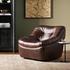 Farley Swivel Chair - Conroe Cigar by Four Hands