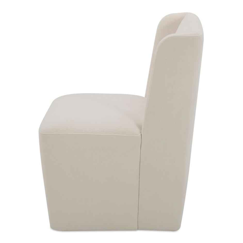 Cormac Rolling Dining Chair Cream by Moes Home
