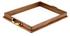 Small Wood & Glass Tray Natural Finish by BIDK Home