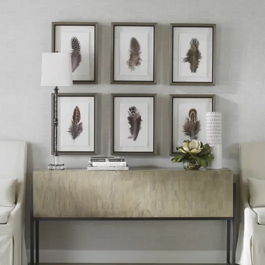 Birds Of A Feather Framed Prints, S/6 by Uttermost