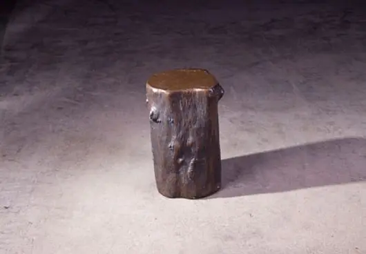 Log Stool, Small, Bronze by PHILLIPS COLLECTION