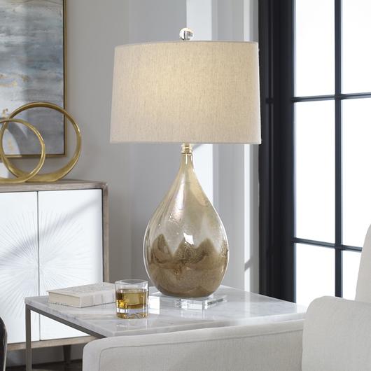 Flavian Glazed Ceramic Lamp by Uttermost
