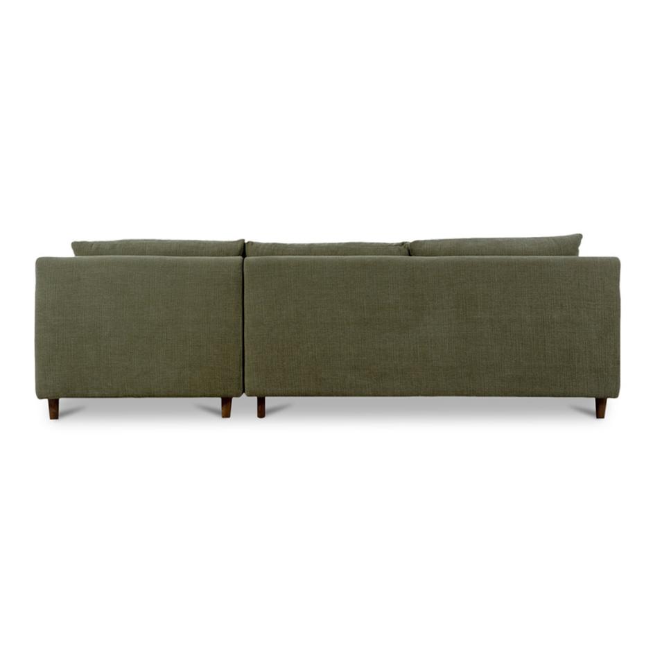 Hutton Right Sectional Olive by Moes Home