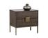 Jade Nightstand - Antique Brass - Dark Mango by Sunpan