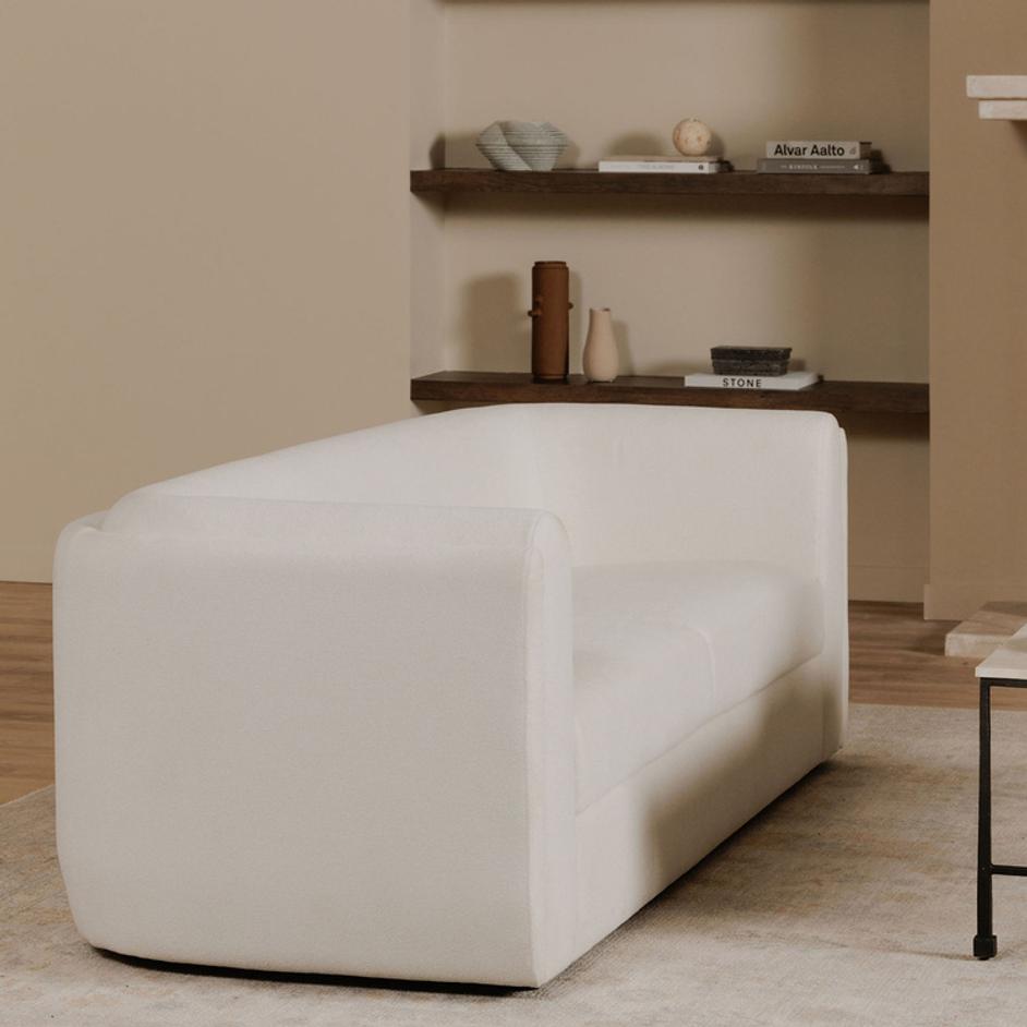 Alora Sofa White by Moes Home