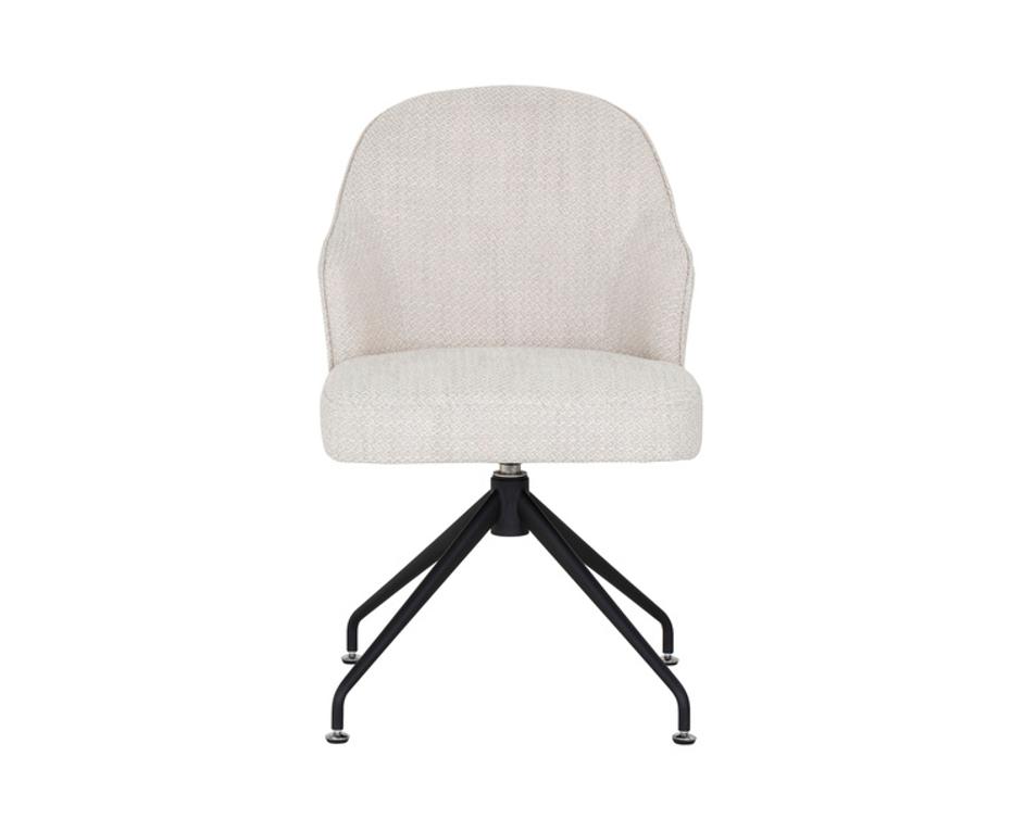 BRETTA SWIVEL DINING CHAIR - MOTO STUCCO by Sunpan