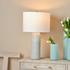 Bella Ceramic Table Lamp, Blue by Jamie Young