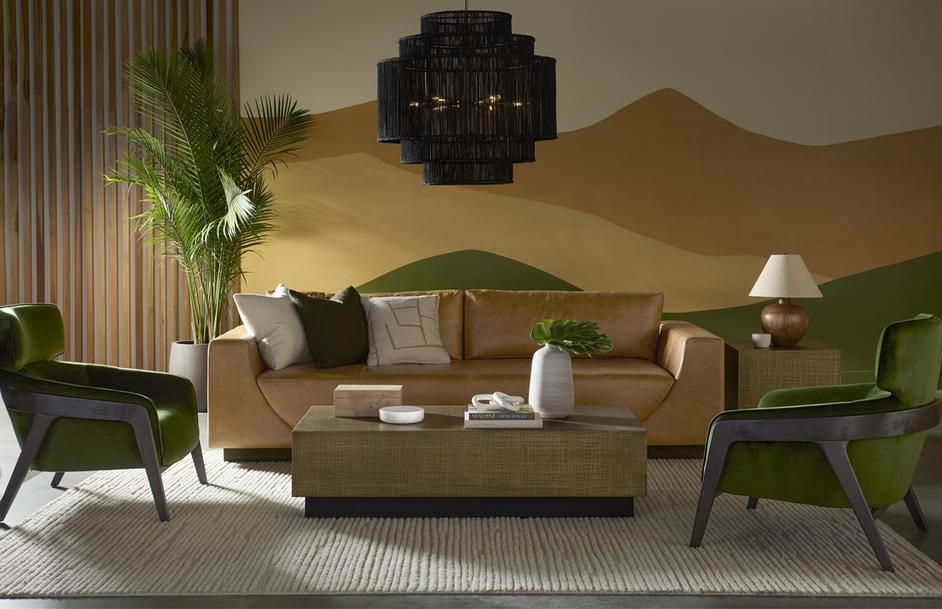 ALYSSA CHANDELIER - BLACK JUTE by Sunpan